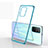 Funda Silicona Ultrafina Carcasa Transparente H02 para Huawei Honor 30S Azul