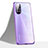 Funda Silicona Ultrafina Carcasa Transparente H02 para Huawei Nova 8 5G Morado