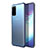 Funda Silicona Ultrafina Carcasa Transparente H02 para Samsung Galaxy S20 Plus Azul