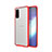 Funda Silicona Ultrafina Carcasa Transparente H02 para Samsung Galaxy S20 Rojo