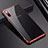 Funda Silicona Ultrafina Carcasa Transparente H03 para Samsung Galaxy Note 10 Rojo