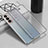 Funda Silicona Ultrafina Carcasa Transparente H04 para Samsung Galaxy S21 5G Plata