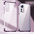 Funda Silicona Ultrafina Carcasa Transparente H06 para Xiaomi Mi 12 Pro 5G Morado