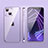 Funda Silicona Ultrafina Carcasa Transparente H09 para Apple iPhone 13 Mini Morado