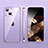 Funda Silicona Ultrafina Carcasa Transparente H09 para Apple iPhone 15 Morado