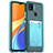 Funda Silicona Ultrafina Carcasa Transparente HD1 para Xiaomi Redmi 9C Azul Cielo