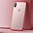 Funda Silicona Ultrafina Carcasa Transparente HT01 para Apple iPhone Xs Rojo