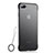 Funda Silicona Ultrafina Carcasa Transparente HT02 para Apple iPhone 7 Plus Negro