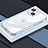 Funda Silicona Ultrafina Carcasa Transparente LD4 para Apple iPhone 14 Plata