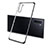 Funda Silicona Ultrafina Carcasa Transparente S01 para Samsung Galaxy Note 10 5G Negro