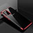 Funda Silicona Ultrafina Carcasa Transparente S01 para Samsung Galaxy S20 Rojo