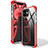 Funda Silicona Ultrafina Carcasa Transparente S02 para Apple iPhone 12 Rojo