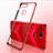 Funda Silicona Ultrafina Carcasa Transparente S03 para Huawei Honor View 20 Rojo