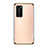 Funda Silicona Ultrafina Carcasa Transparente S03 para Huawei P40 Pro Oro