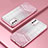 Funda Silicona Ultrafina Carcasa Transparente SY2 para Huawei Honor X10 Max 5G Oro Rosa