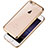 Funda Silicona Ultrafina Carcasa Transparente T08 para Apple iPhone 6 Oro