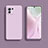 Funda Silicona Ultrafina Goma 360 Grados Carcasa C01 para Xiaomi Mi 11 Lite 5G NE Purpura Claro