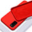 Funda Silicona Ultrafina Goma 360 Grados Carcasa C02 para Huawei Honor V30 5G Rojo