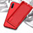 Funda Silicona Ultrafina Goma 360 Grados Carcasa C02 para Samsung Galaxy A70S Rojo