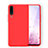 Funda Silicona Ultrafina Goma 360 Grados Carcasa C03 para Samsung Galaxy A70S Rojo