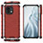 Funda Silicona Ultrafina Goma 360 Grados Carcasa C06 para Xiaomi Mi 11 Lite 5G NE Rojo