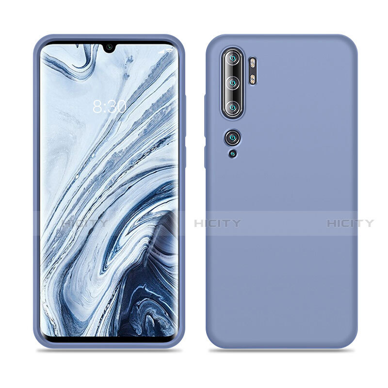 Funda Silicona Ultrafina Goma 360 Grados Carcasa C08 para Xiaomi Mi Note 10 Pro Gris