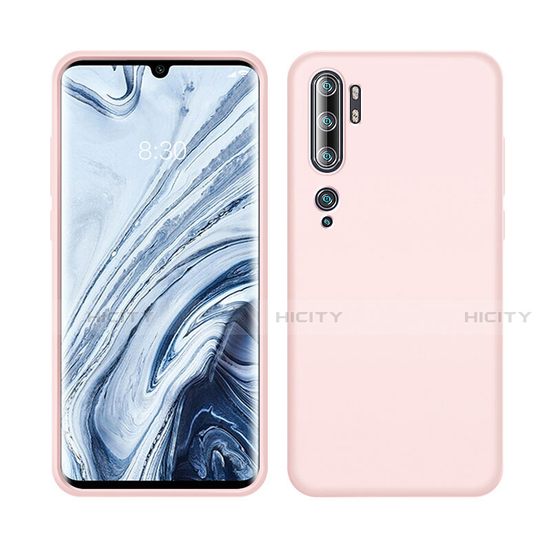 Funda Silicona Ultrafina Goma 360 Grados Carcasa C08 para Xiaomi Mi Note 10 Pro Rosa