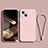 Funda Silicona Ultrafina Goma 360 Grados Carcasa G02 para Apple iPhone 15 Oro Rosa