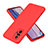 Funda Silicona Ultrafina Goma 360 Grados Carcasa H01P para Xiaomi Redmi Note 10 Pro Max Rojo