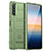 Funda Silicona Ultrafina Goma 360 Grados Carcasa J01S para Sony Xperia 10 IV SOG07 Verde