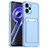 Funda Silicona Ultrafina Goma 360 Grados Carcasa J02S para Realme 10 5G Azul Cielo