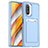 Funda Silicona Ultrafina Goma 360 Grados Carcasa J02S para Xiaomi Poco F3 5G Azul