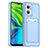 Funda Silicona Ultrafina Goma 360 Grados Carcasa J02S para Xiaomi Redmi 11 Prime 5G Azul
