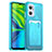 Funda Silicona Ultrafina Goma 360 Grados Carcasa J02S para Xiaomi Redmi 11 Prime 5G Azul Cielo