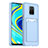 Funda Silicona Ultrafina Goma 360 Grados Carcasa J02S para Xiaomi Redmi Note 9 Pro Max Azul