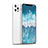 Funda Silicona Ultrafina Goma 360 Grados Carcasa para Apple iPhone 12 Pro Blanco