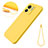 Funda Silicona Ultrafina Goma 360 Grados Carcasa para Motorola Moto Edge (2023) 5G Amarillo