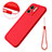 Funda Silicona Ultrafina Goma 360 Grados Carcasa para Motorola Moto Edge 40 5G Rojo