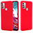 Funda Silicona Ultrafina Goma 360 Grados Carcasa para Motorola Moto G10 Power Rojo