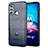 Funda Silicona Ultrafina Goma 360 Grados Carcasa para Motorola Moto G60 Azul