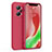 Funda Silicona Ultrafina Goma 360 Grados Carcasa para Oppo K10 Pro 5G Rosa Roja