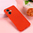 Funda Silicona Ultrafina Goma 360 Grados Carcasa para Realme 10 Pro+ Plus 5G Rojo