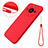 Funda Silicona Ultrafina Goma 360 Grados Carcasa para Realme Narzo N53 Rojo