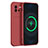 Funda Silicona Ultrafina Goma 360 Grados Carcasa para Vivo iQOO Neo6 5G Rojo