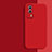 Funda Silicona Ultrafina Goma 360 Grados Carcasa para Vivo iQOO Z5x 5G Rojo