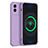 Funda Silicona Ultrafina Goma 360 Grados Carcasa para Vivo iQOO Z6x Purpura Claro