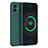 Funda Silicona Ultrafina Goma 360 Grados Carcasa para Vivo iQOO Z6x Verde Noche