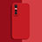 Funda Silicona Ultrafina Goma 360 Grados Carcasa para Vivo Y73s 5G Rojo