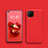 Funda Silicona Ultrafina Goma 360 Grados Carcasa S01 para Huawei Nova 7i Rojo