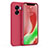 Funda Silicona Ultrafina Goma 360 Grados Carcasa S01 para Oppo A77 5G Rojo